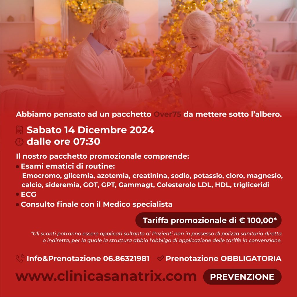 clinica sanatrix roma promo natale dona salute a qualsiasi età 14 dicembre 2024